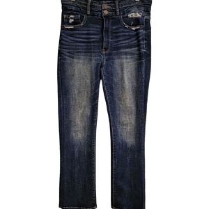 BKE Womens Distressed Stretch Jeans Sz 28x29.5 Vintage Wash‎